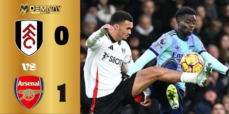 Thắng nghẹt thở Fulham, Arsenal chiếm TOP 1 Ngoại Hạng Anh