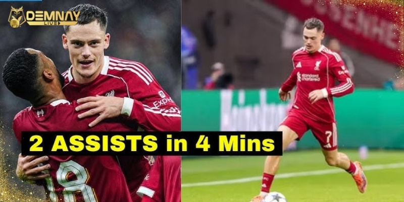 Wirtz lập cú đúp kiến tạo, Liverpool chấm dứt chuỗi trận thất vọng