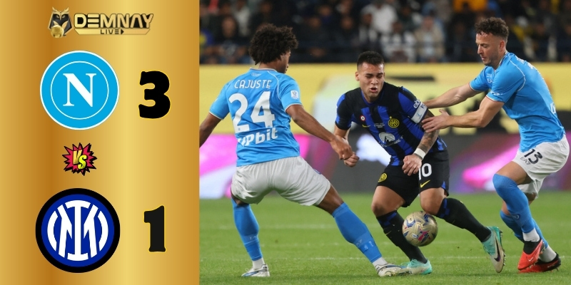 Đánh bại Inter Milan, Napoli trở lại ngôi đầu Serie A