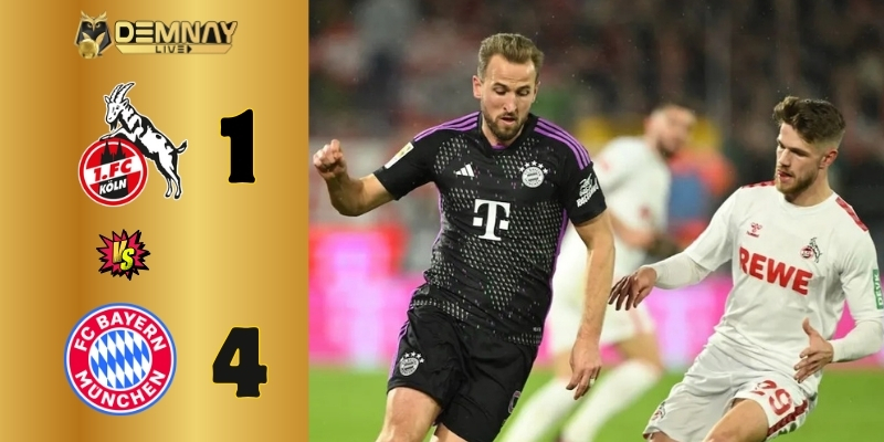 Bayern Munich đánh bại Cologne tại cúp QG Đức