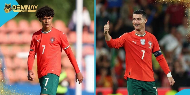 Con trai Ronaldo có lần ra mắt U16 Bồ Đào Nha