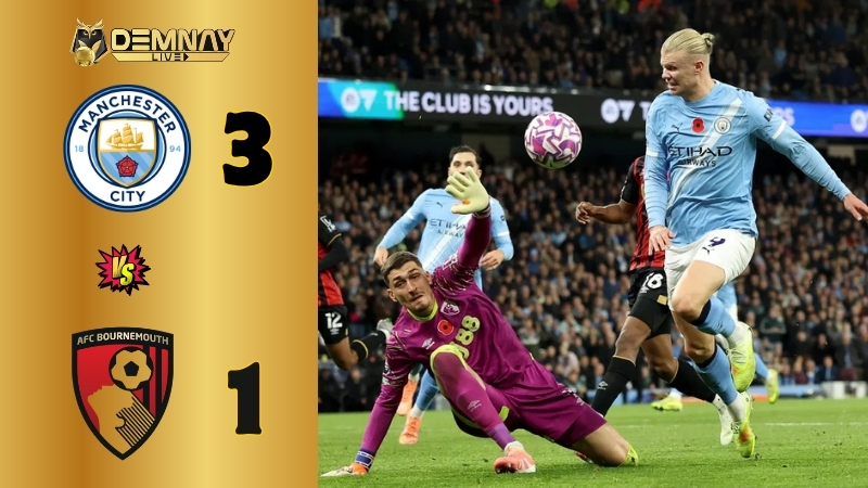 Man City đánh bại Bournemouth