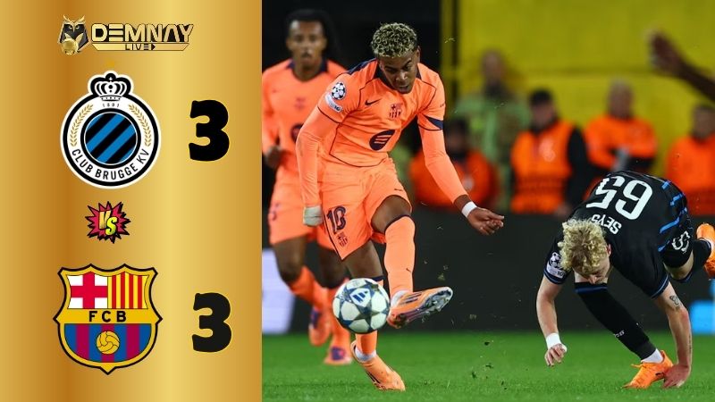 Barcelona bị cầm hòa thất vọng trên sân Club Brugge