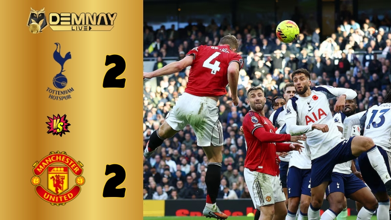 MU giật lại 1 điểm trên sân của Tottenham
