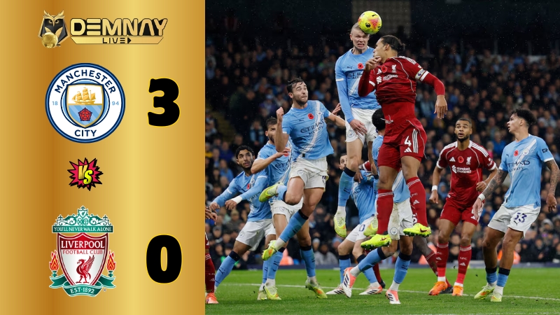 Man City vẫn nhấn chìm Liverpool tại Etihad