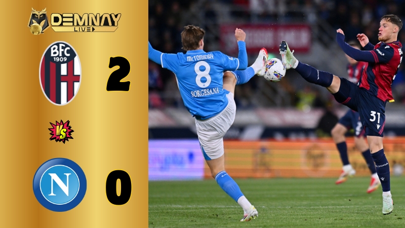 Thua sốc Bologna, Napoli mất ngôi đầu bảng