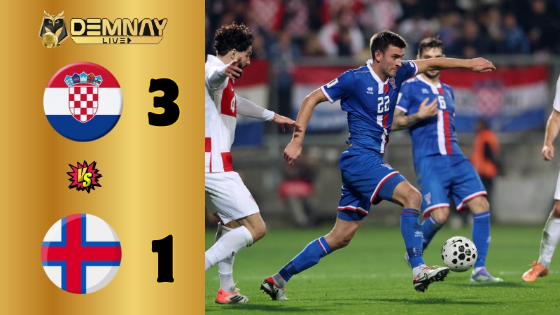 Croatia đánh bại Đảo Faroe để giành vé đi World Cup