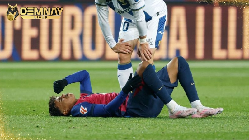 Lamine Yamal dấu chấn thương