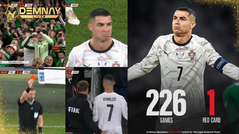 Bồ Đào Nha “chạy án” thẻ đỏ cho Ronaldo