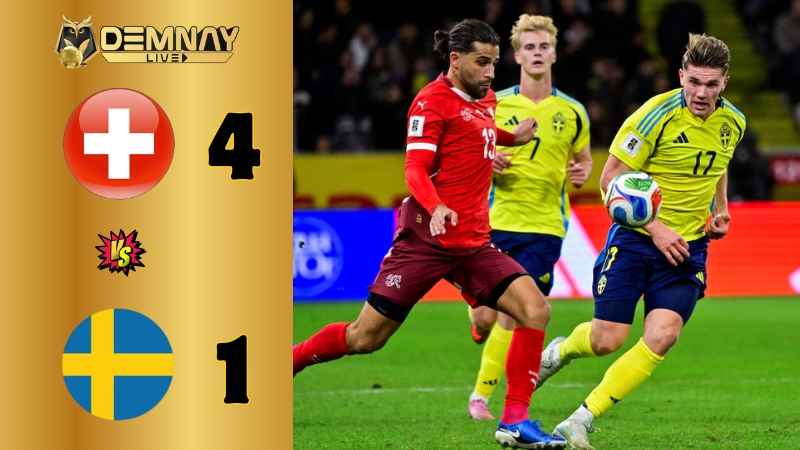 Thuỵ Sĩ có chiến thắng dễ dàng