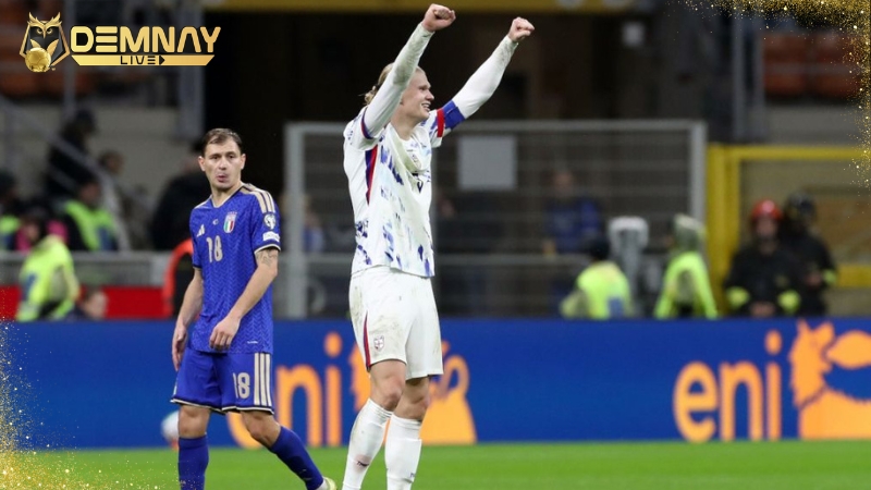 Na Uy ngược dòng đánh bại Italia