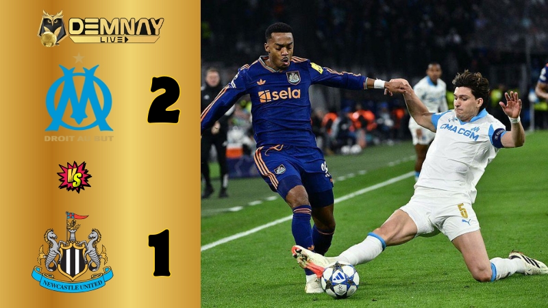 Marseille đánh bại Newcastle United