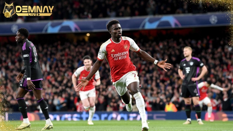 Arsenal đánh bại Bayern Munich đầy phấn khích