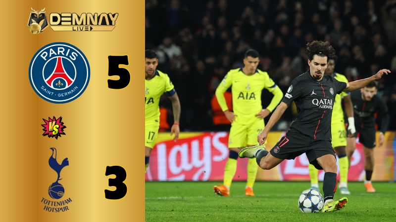 PSG nhấn chìm Tottenham