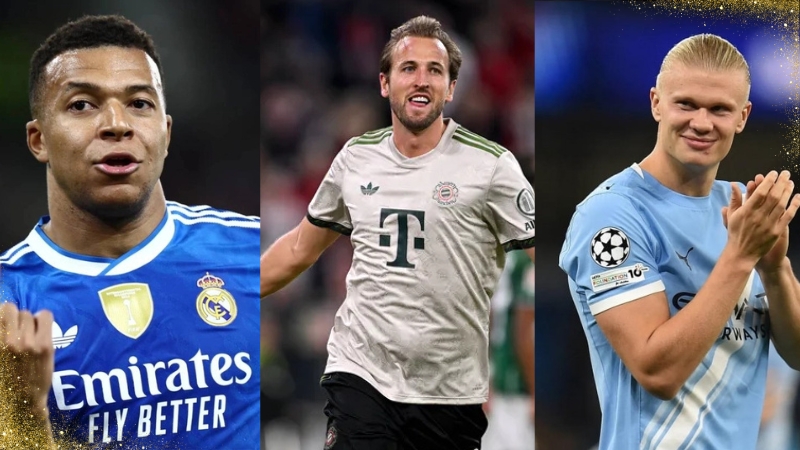 Mbappe, Kane, Haaland ghi bàn khủng