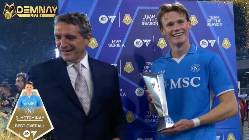 McTominay đoạt giải “cầu thủ xuất sắc nhất Serie A