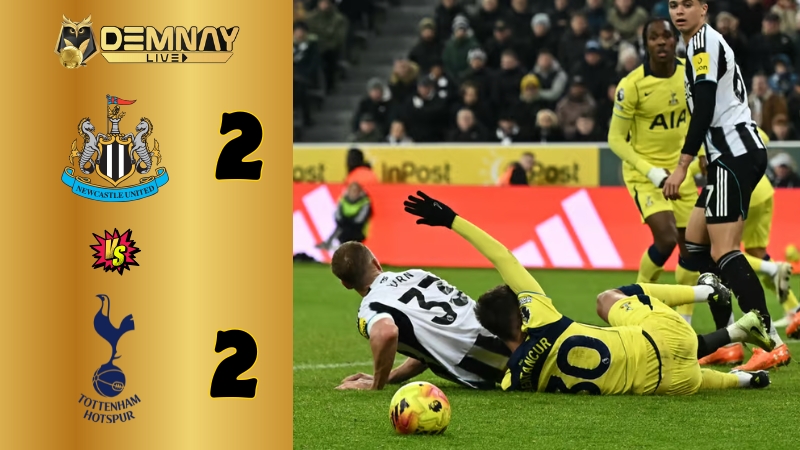 Tottenham cầm hoà Newcastle