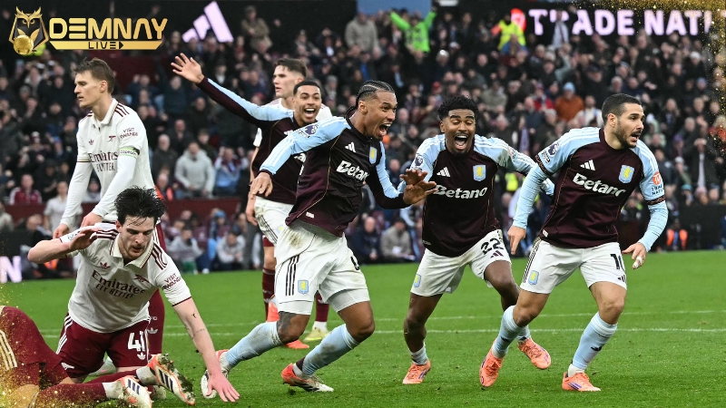 Arsenal nhận thất bại cay đắng trên sân của Aston Villa