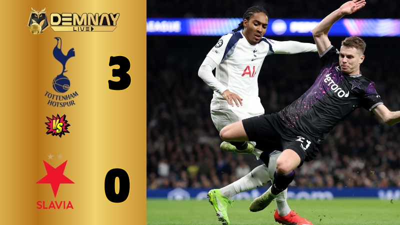Tottenham dễ dàng đè bẹp Slavia Praha