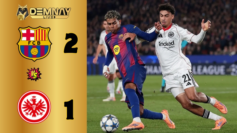 Barcelona đánh bại Frankfurt