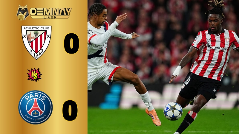 PSG hòa thất vọng trên sân của Athletic Bilbao
