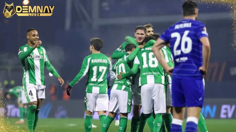 Dinamo Zagreb bại trận trước Real betis