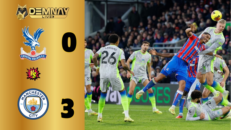 Haaland tỏa sáng Man City thắng Crystal Palace 