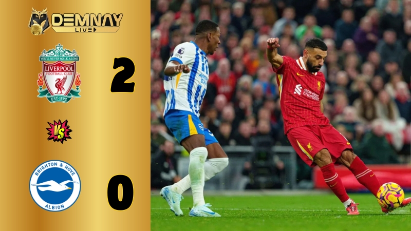 Liverpool chiến thắng trước Brighton