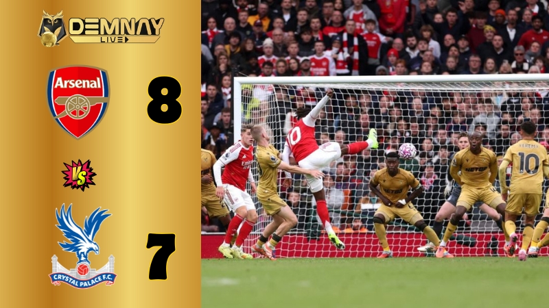 Crystal Palace gục ngã trước Arsenal