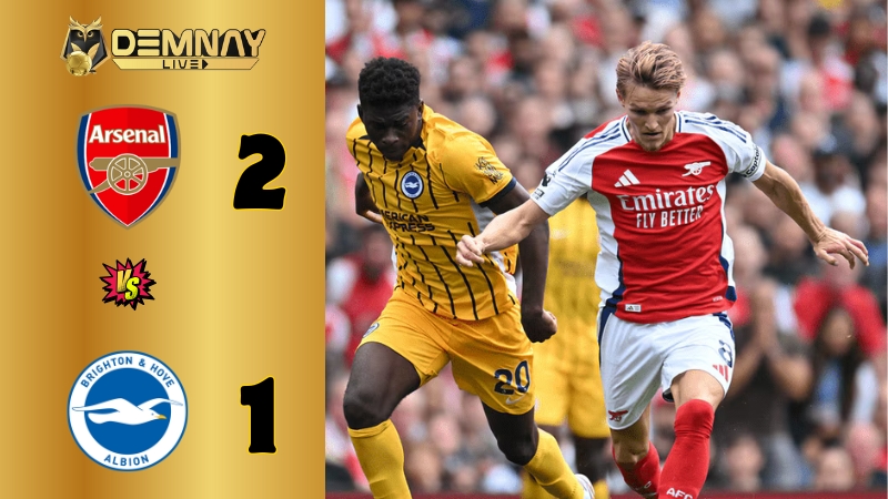 Arsenal thắng Brighton