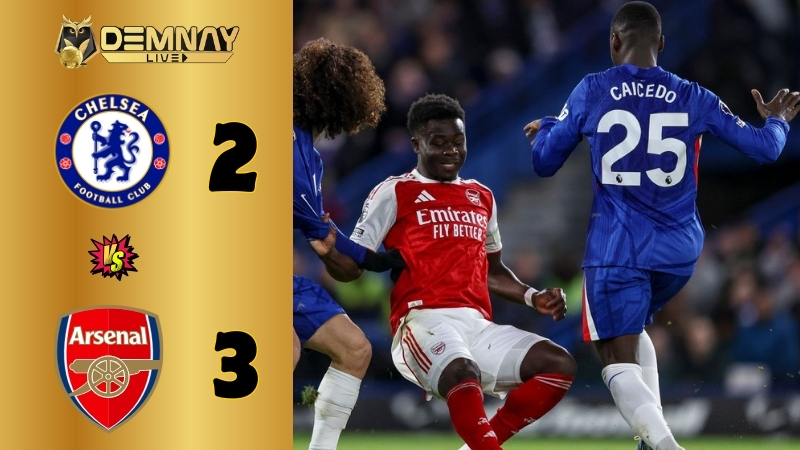Chelsea thua đau trên sân nhà trước Arsenal