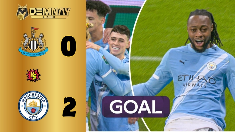 Man City đánh bại Newcastle United tại League Cup