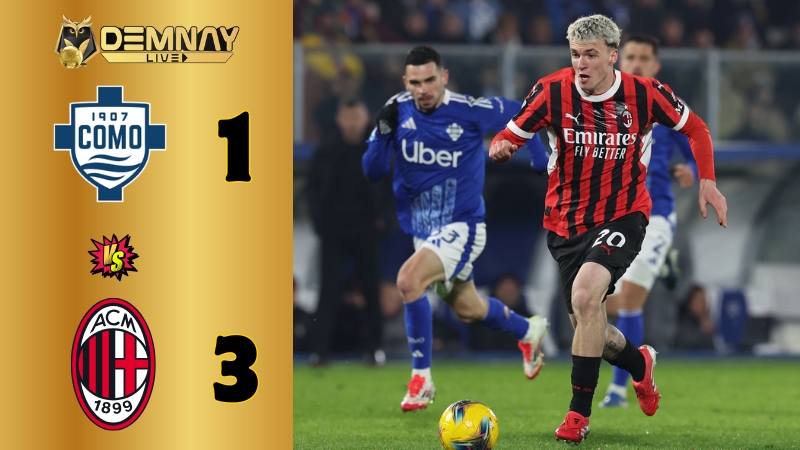 AC Milan giành chiến thắng trên sân Como