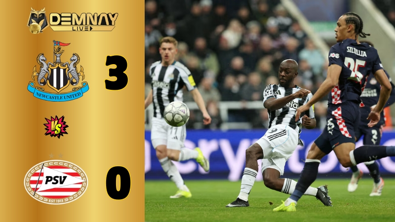 Newcastle United chen chân vào TOP 8 đội dẫn đầu