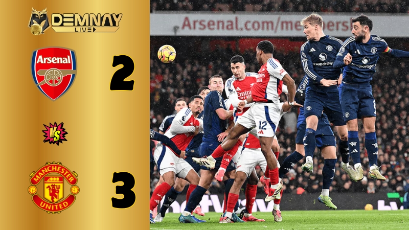 MU đánh bại Arsenal ngay tại Emirates