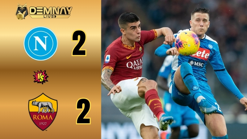 nhà vô địch Serie A bị AS Roma cầm hòa tại Diego Maradona