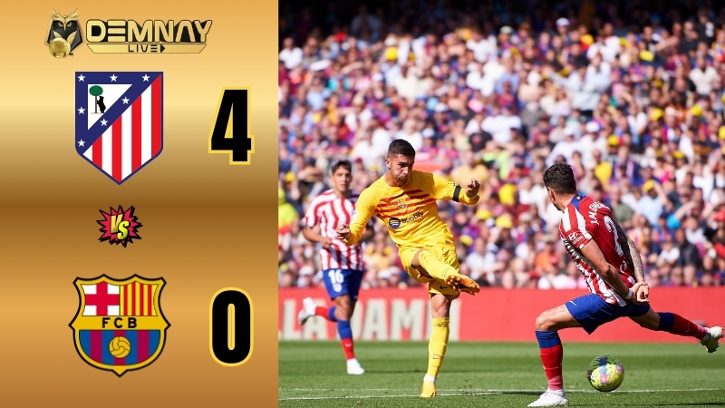 Thảm bại trước Atletico Madrid, Barcelona gần như chấm dứt mộng “ăn 3”