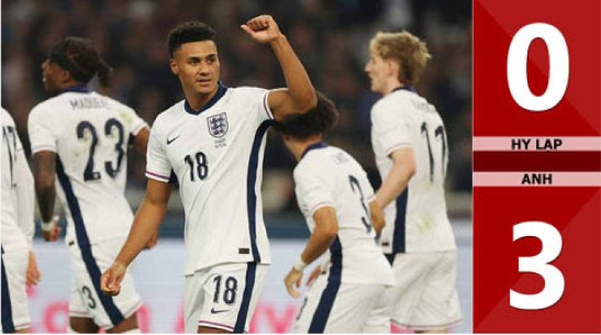 Anh nhấn chìm Hy Lạp tại Nations League 2024