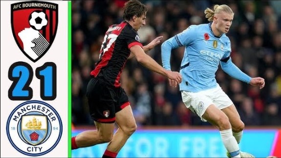 Haaland “tịt ngòi”, nhà vô địch NHA thảm bại  trước Bournemouth