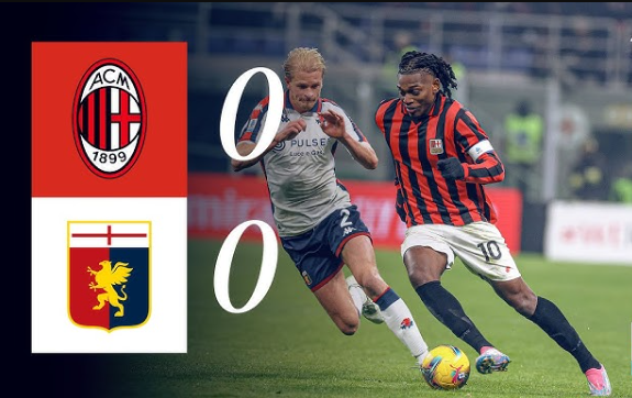 AC Milan bị Genoa cầm hòa tại San Siro