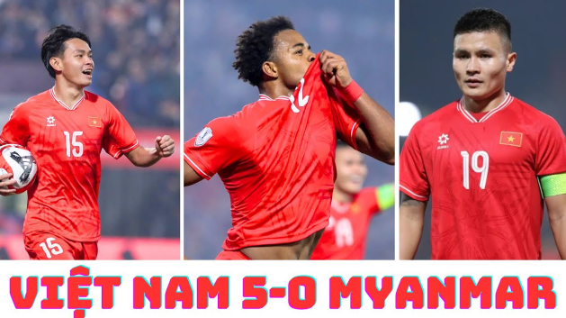 Bùng nổ Xuân Son, Việt Nam đè bẹp Myanmar