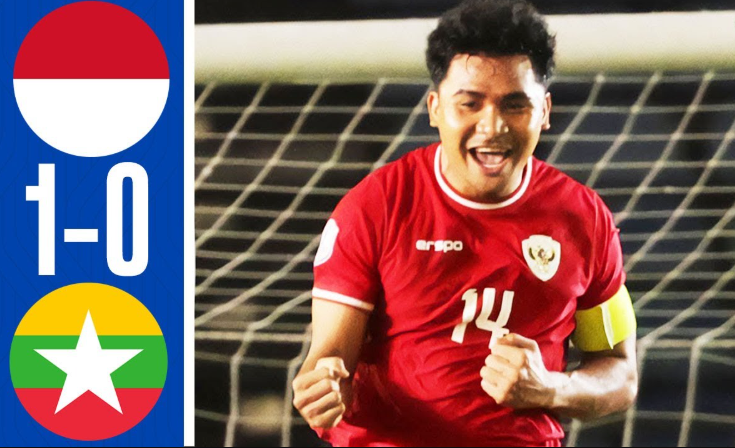 Indonesia thắng nhọc Myanmar