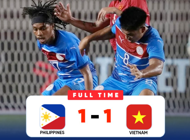 Việt Nam bị Philippines cầm hòa tại Asean Cup 2024