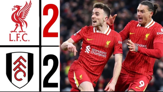  Liverpool giật lại 1 điểm từ Fulham tại vòng 16 Ngoại Hạng Anh