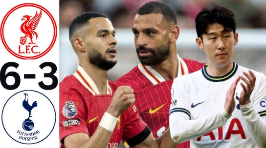 Salah bùng nổ, Liverpool nhấn chìm Tottenham