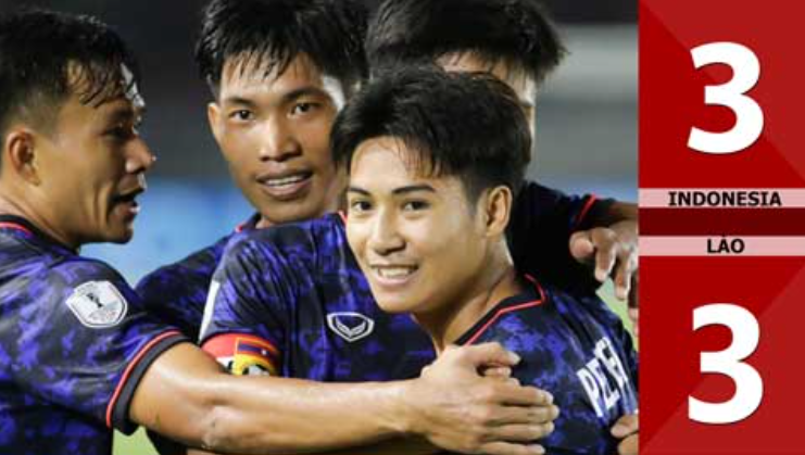 Lào cầm hòa Indonesia trong cơn mưa bàn thắng