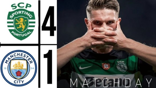 Gyokeres lập hattrick, Sporting CP của Amorim hủy diệt Man City